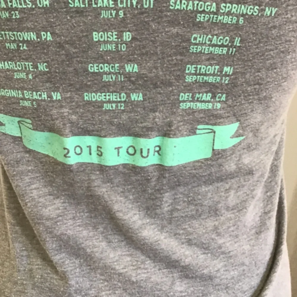 Zac Brown Band Women Size SM Cotton Sleeveless T-Shirt 2015 Tour Country Music - Picture 3 of 9